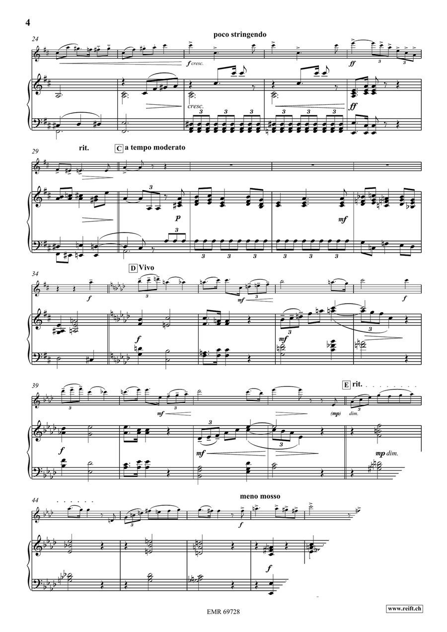 Romance Violin Solo scores gallery preview page 5