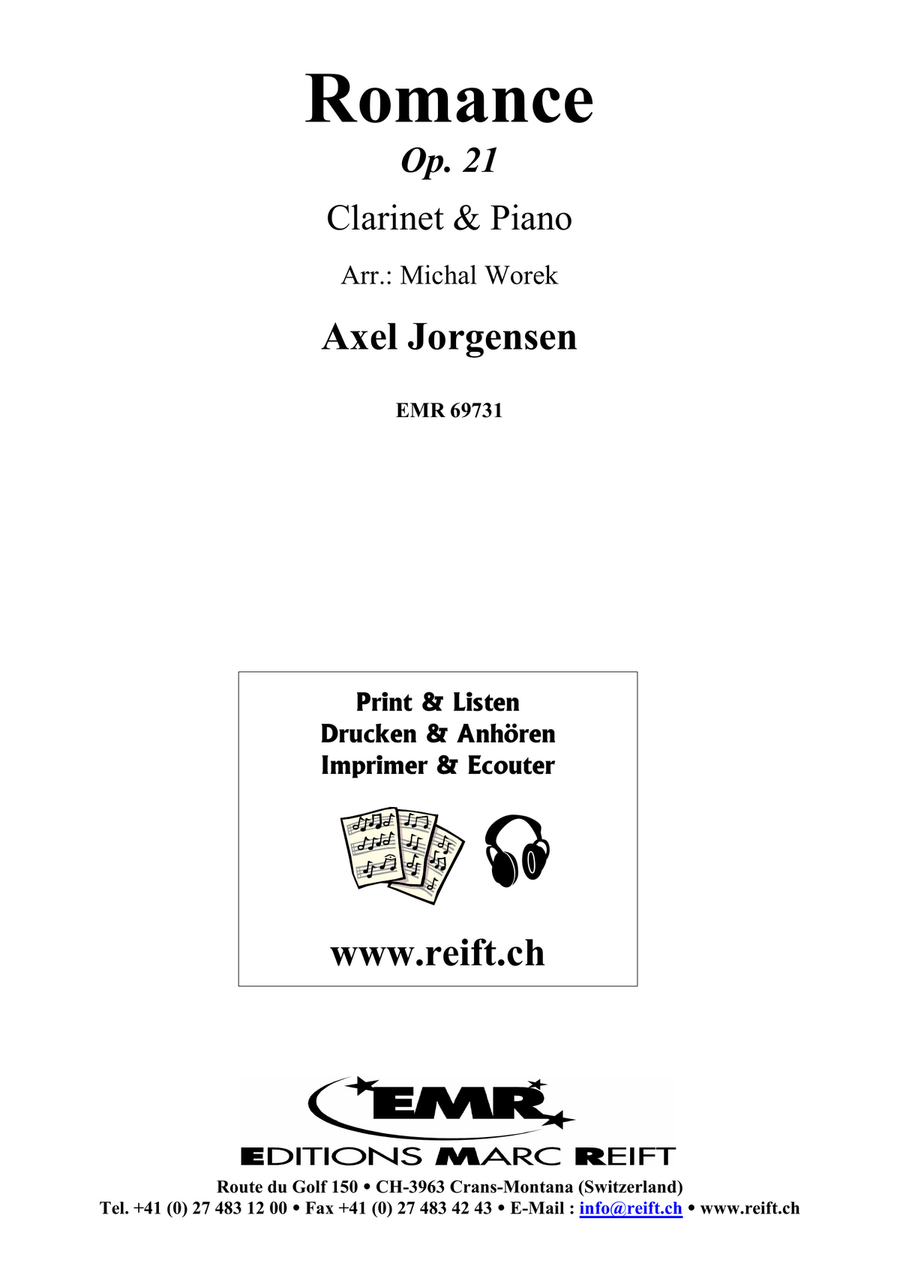 Romance Romance Clarinet Solo scores gallery preview page 2