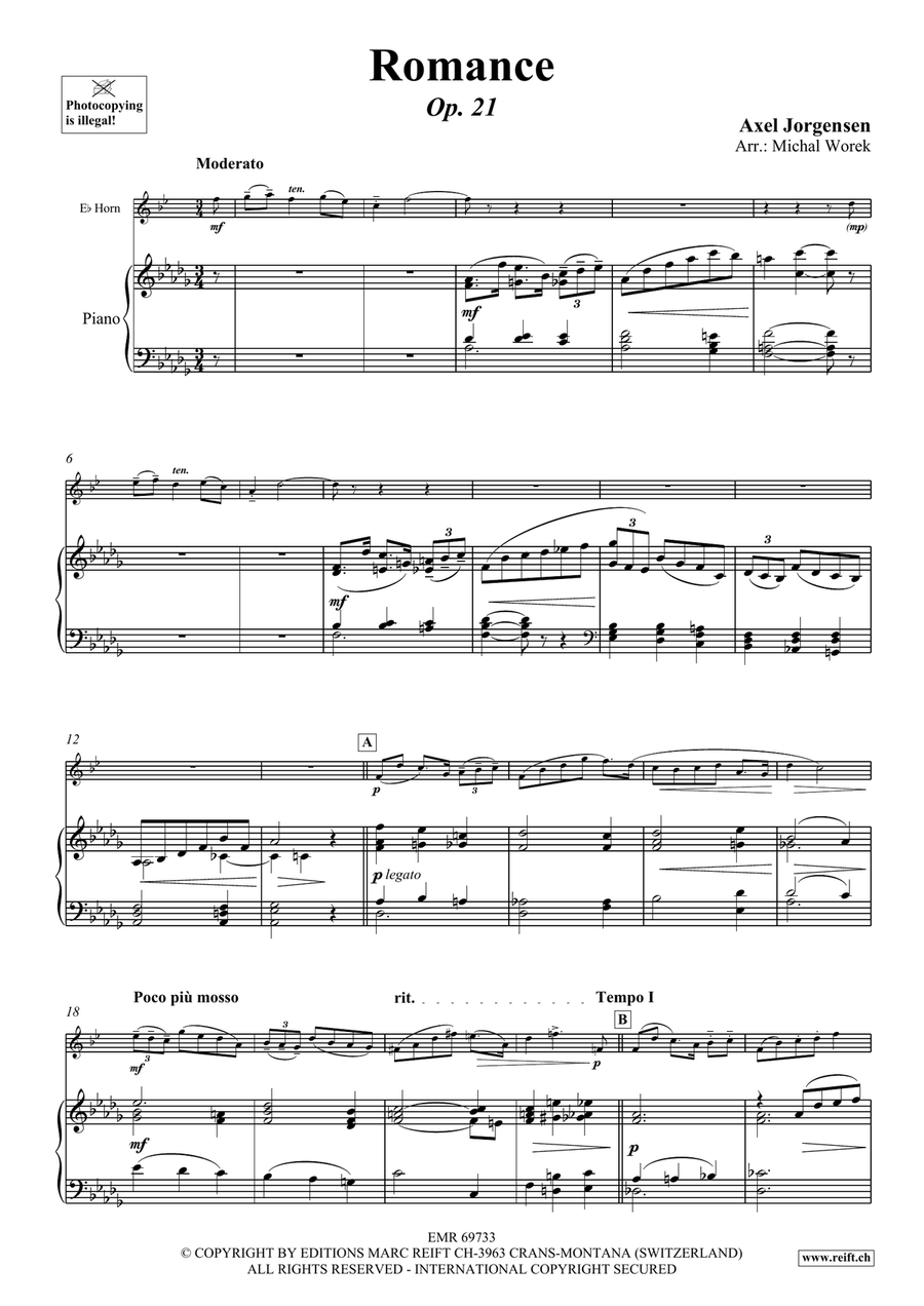 Romance Romance Horn scores gallery preview page 4