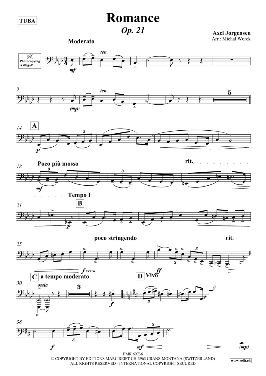 Romance Romance Tuba scores gallery preview page 3