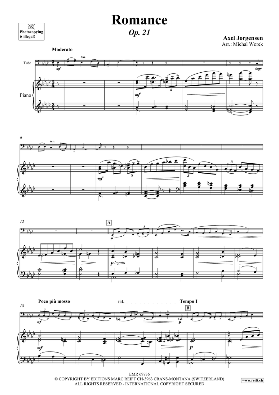 Romance Romance Tuba scores gallery preview page 4