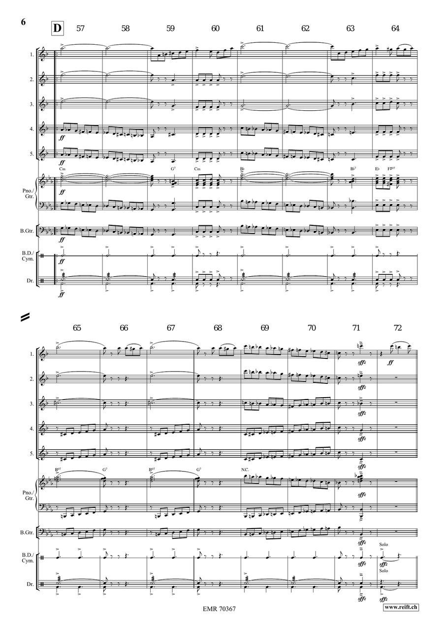 The Bombasto The Bombasto Clarinet Quintet scores gallery preview page 7