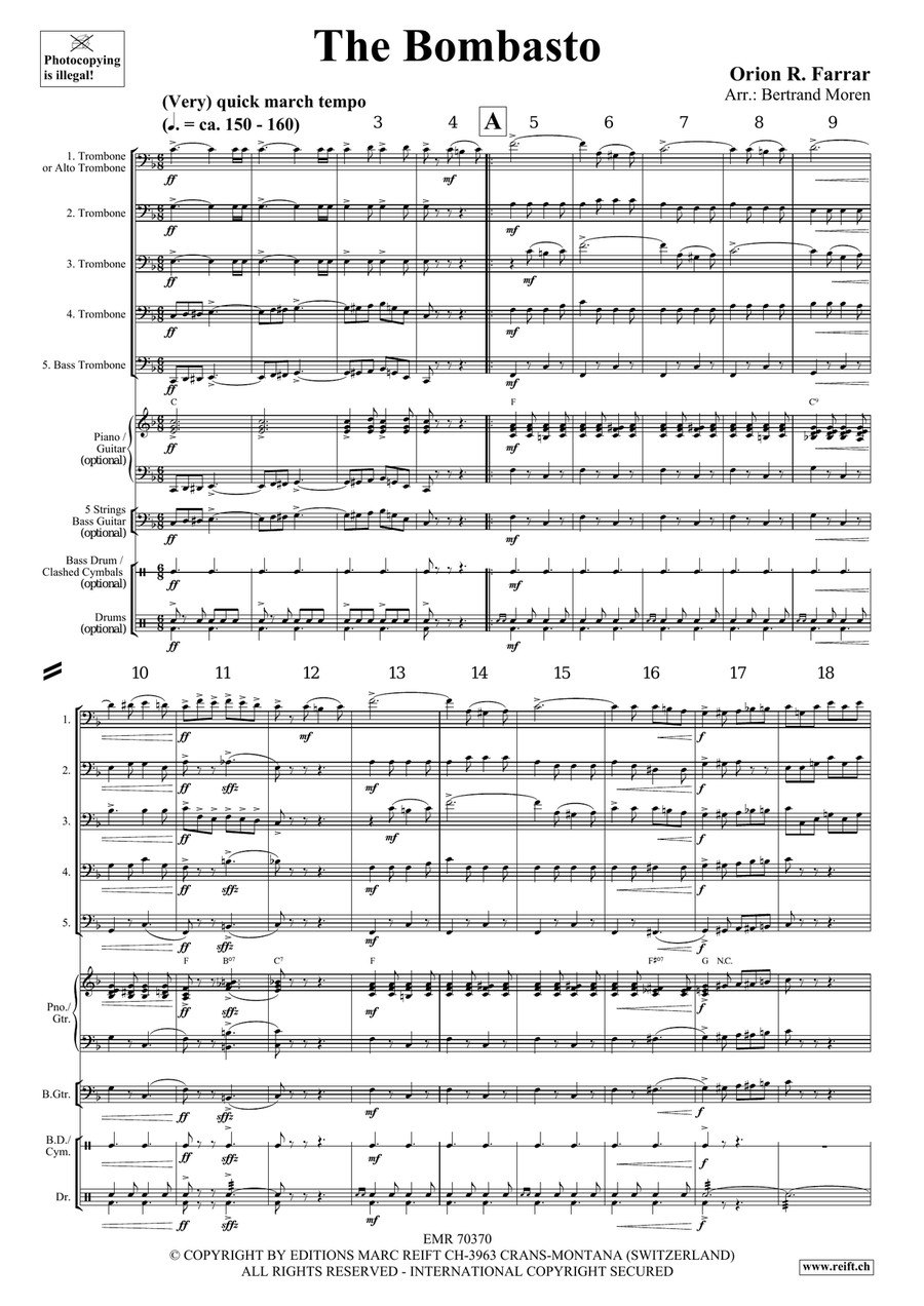 The Bombasto The Bombasto Trombone scores gallery preview page 3