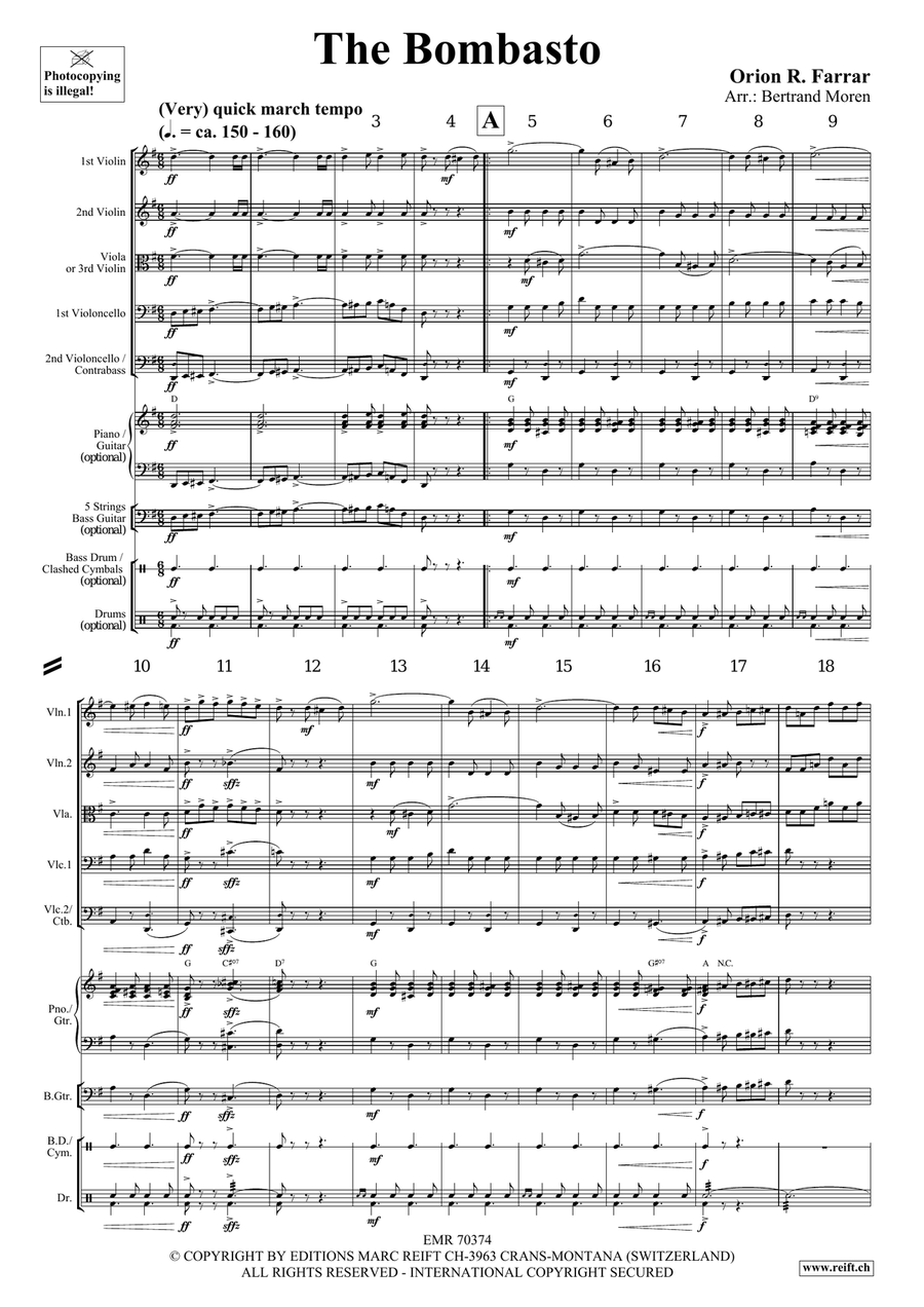 The Bombasto The Bombasto String Orchestra scores gallery preview page 3