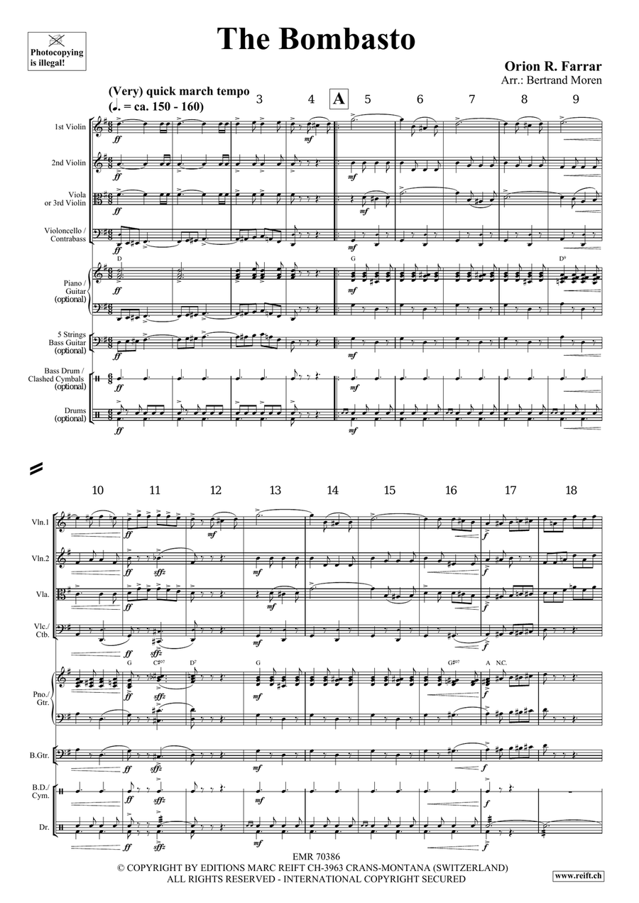 The Bombasto The Bombasto String Quartet scores gallery preview page 3