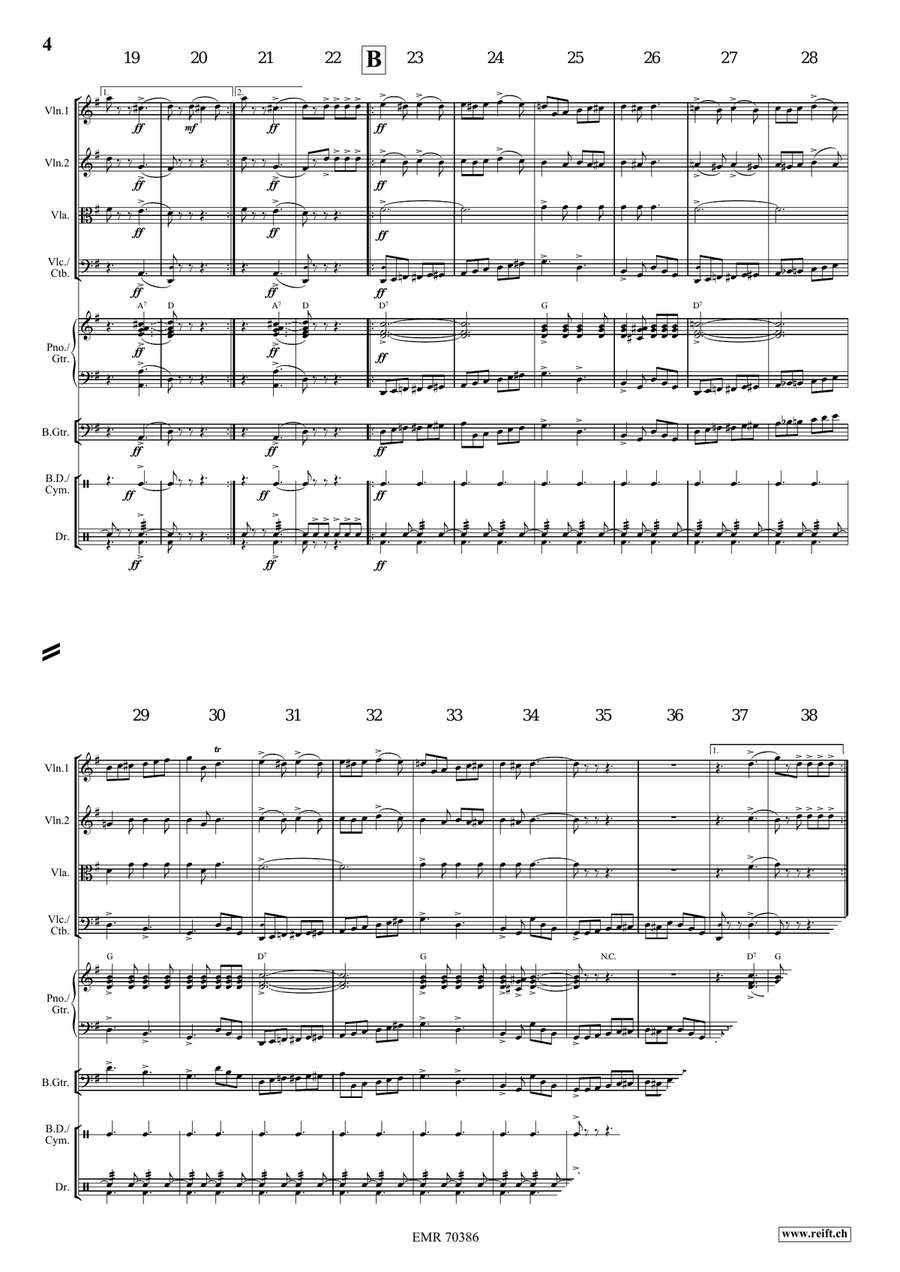 The Bombasto The Bombasto String Quartet scores gallery preview page 4