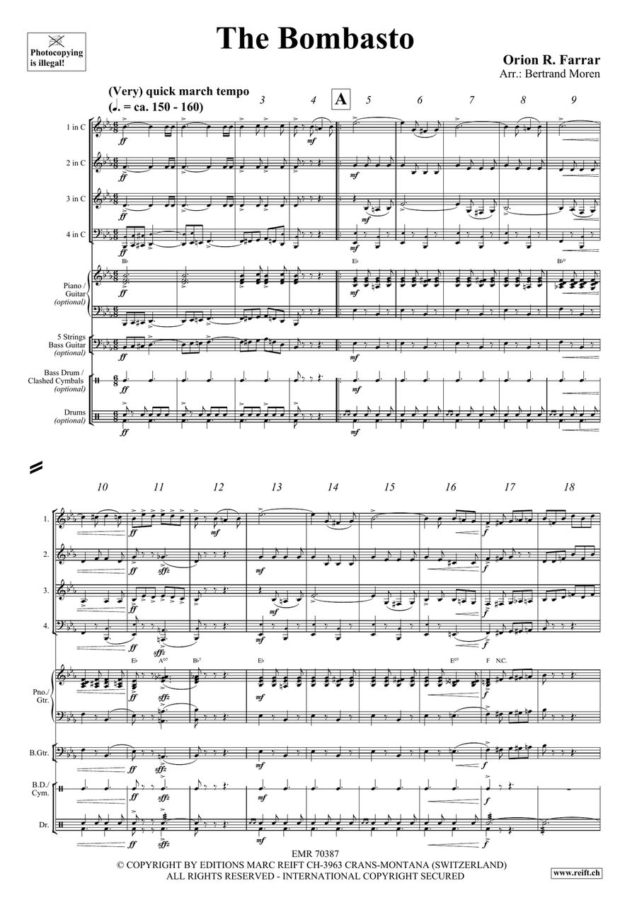 The Bombasto The Bombasto Brass Quartet scores gallery preview page 3