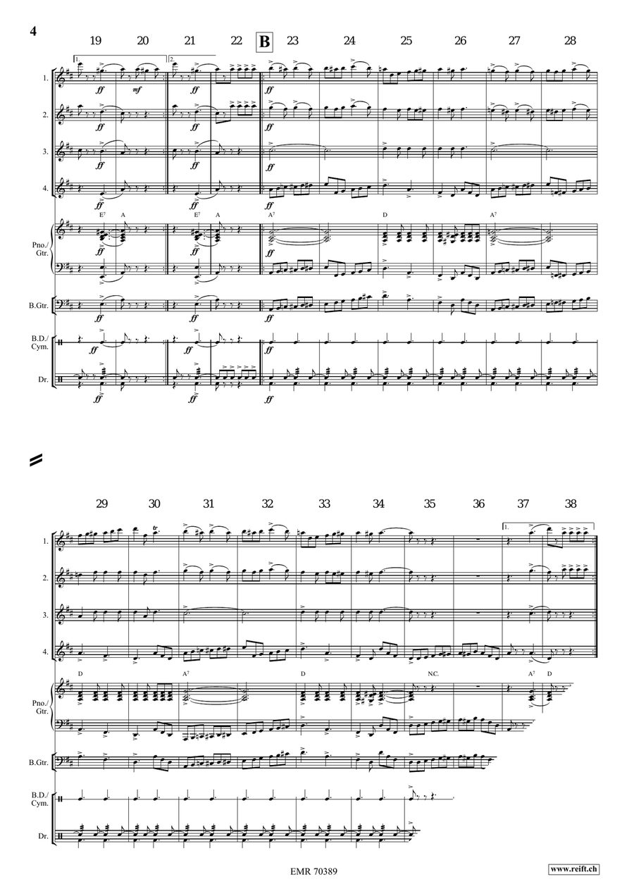The Bombasto The Bombasto Flute Quartet scores gallery preview page 4