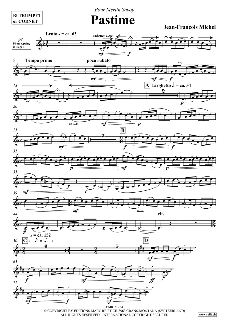 Pastime Pastime Cornet scores gallery preview page 4