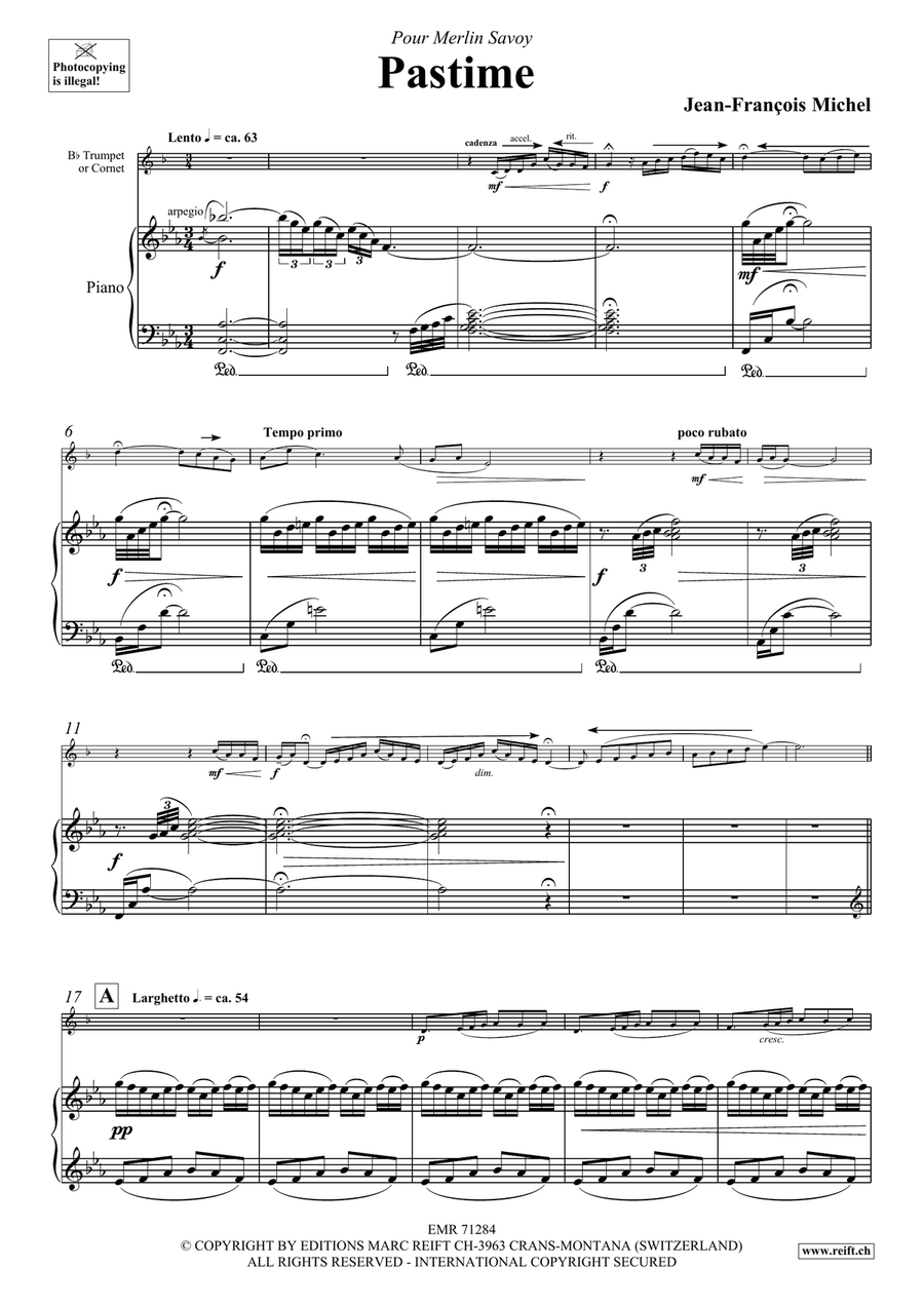 Pastime Pastime Cornet scores gallery preview page 5
