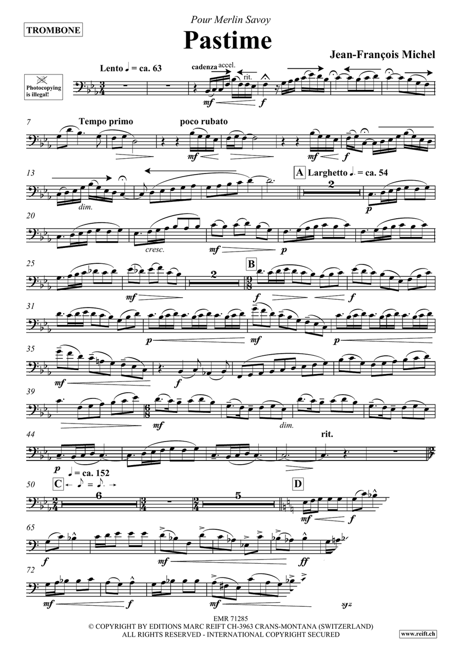 Pastime Pastime Piano Accompaniment scores gallery preview page 4