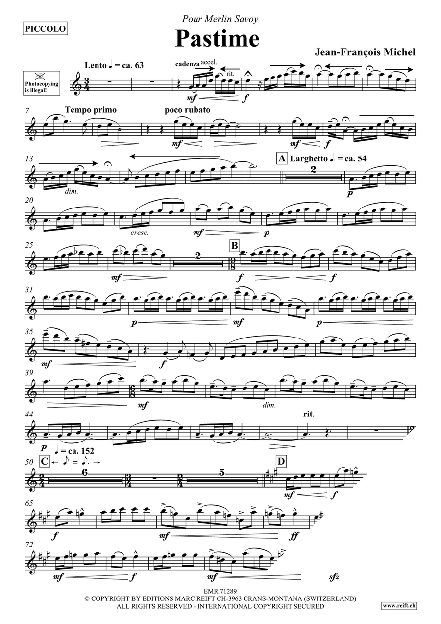 Pastime Piccolo scores gallery preview page 4