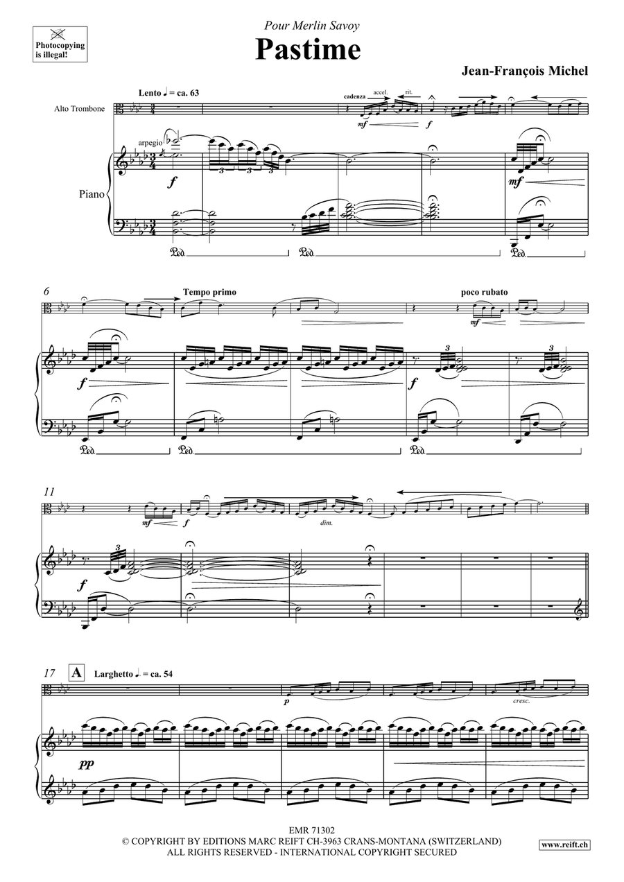 Pastime Pastime Piano Accompaniment scores gallery preview page 5