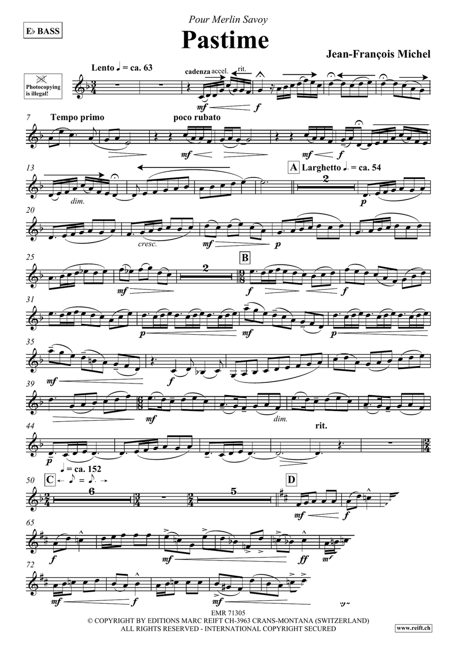 Pastime Pastime Voice Solo scores gallery preview page 4