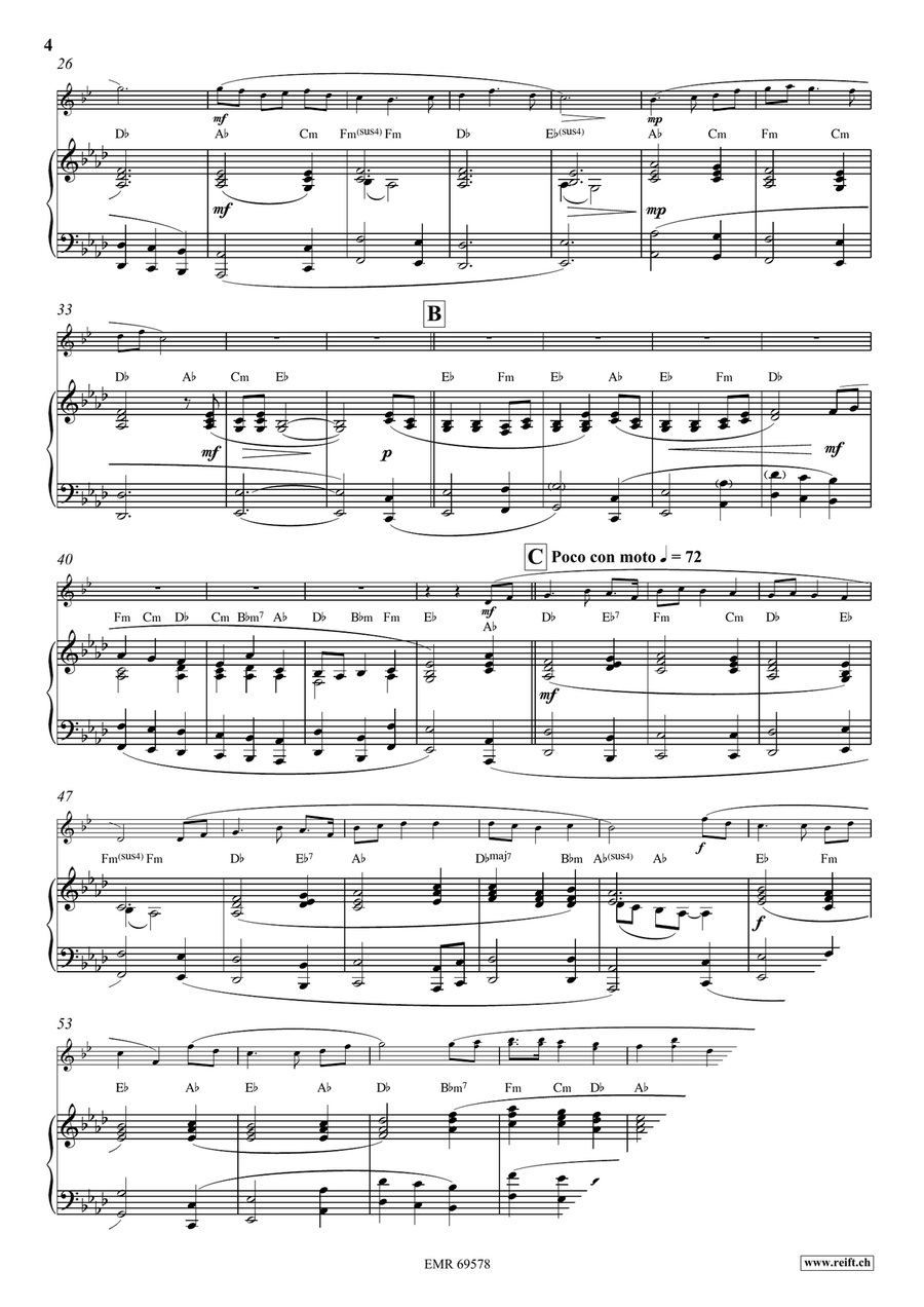 I Vow To Thee, My Country Clarinet Solo scores gallery preview page 4