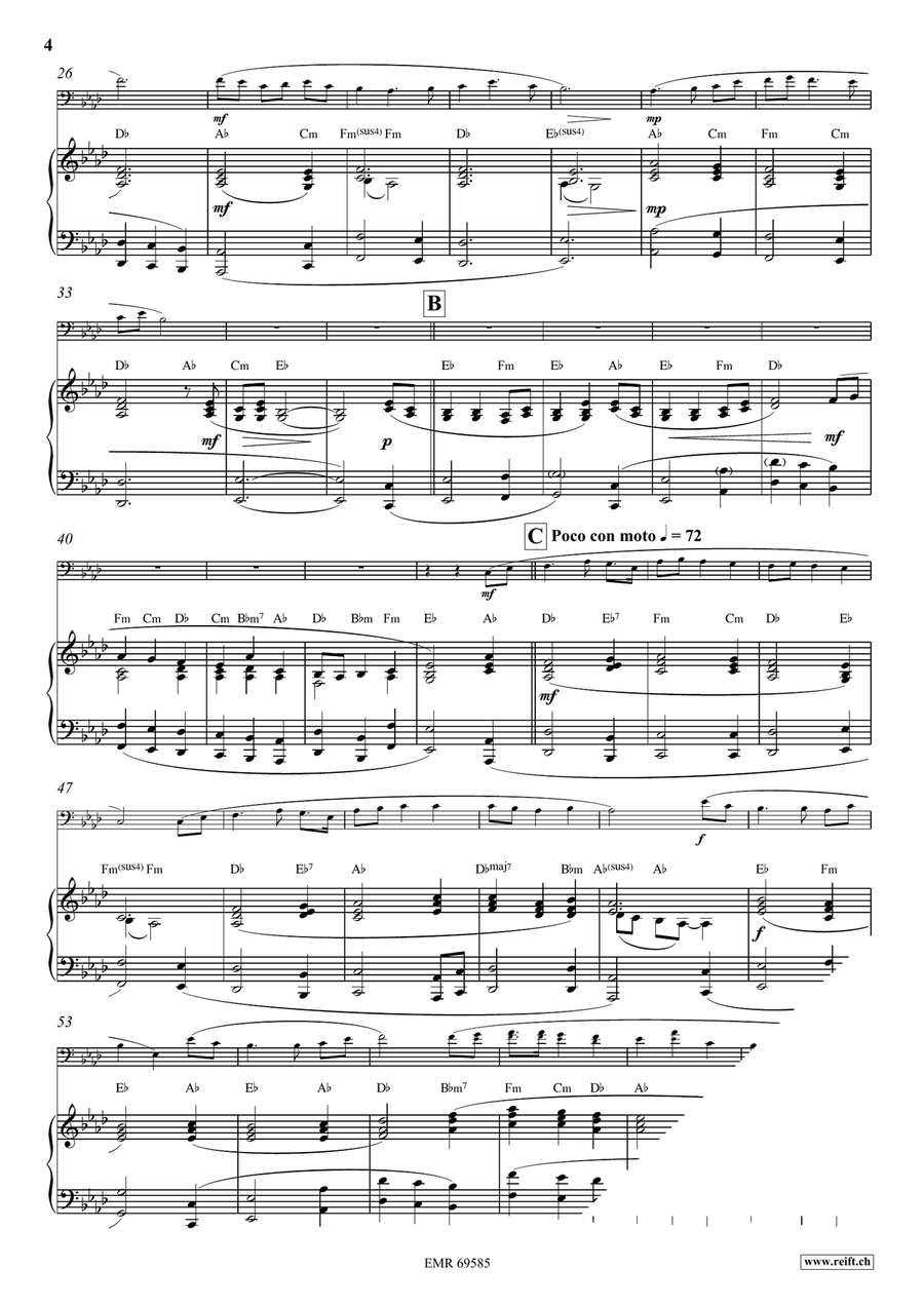 I Vow To Thee, My Country Piano Accompaniment scores gallery preview page 4