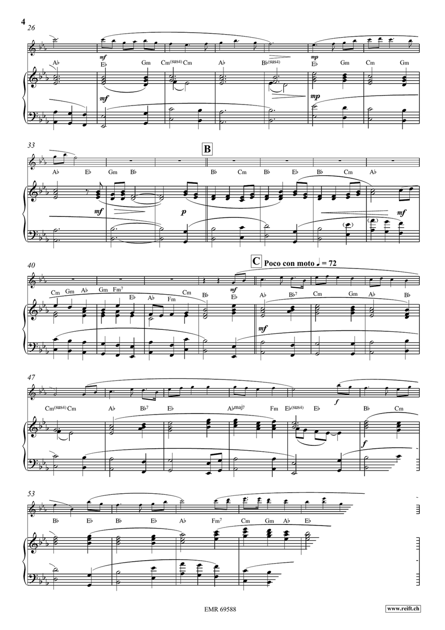 I Vow To Thee, My Country Flute Solo scores gallery preview page 4