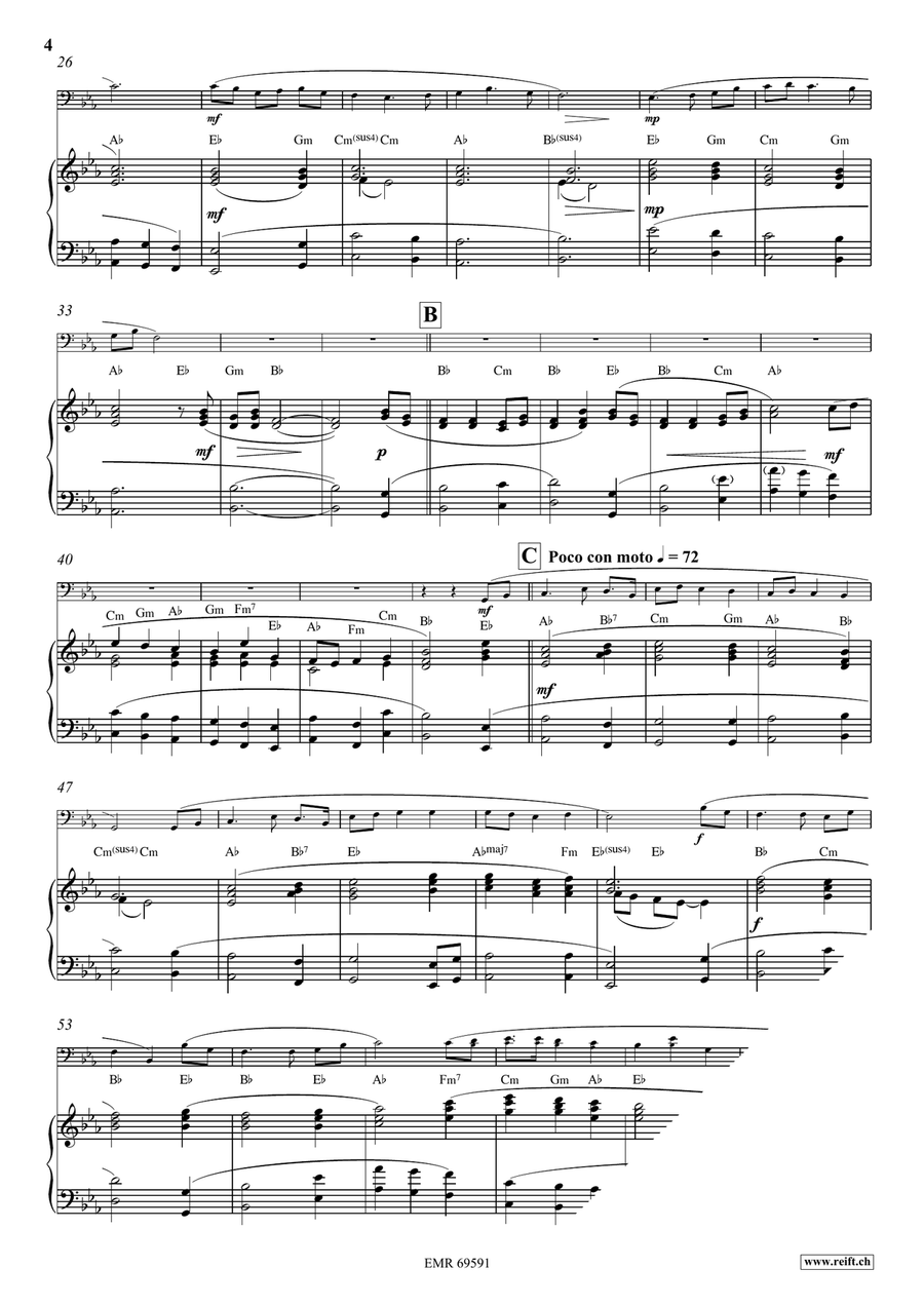 I Vow To Thee, My Country Piano Accompaniment scores gallery preview page 4