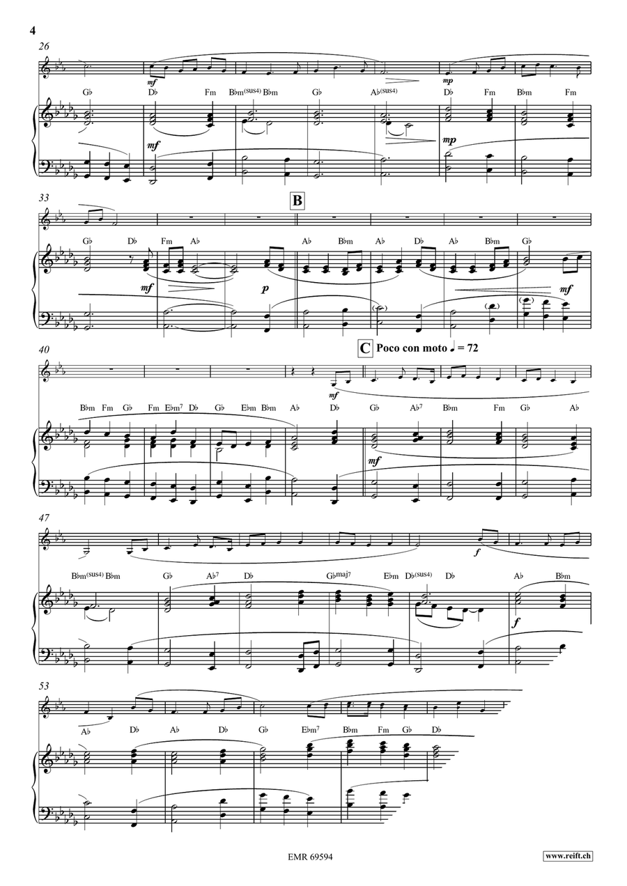 I Vow To Thee, My Country Bass Clarinet scores gallery preview page 4