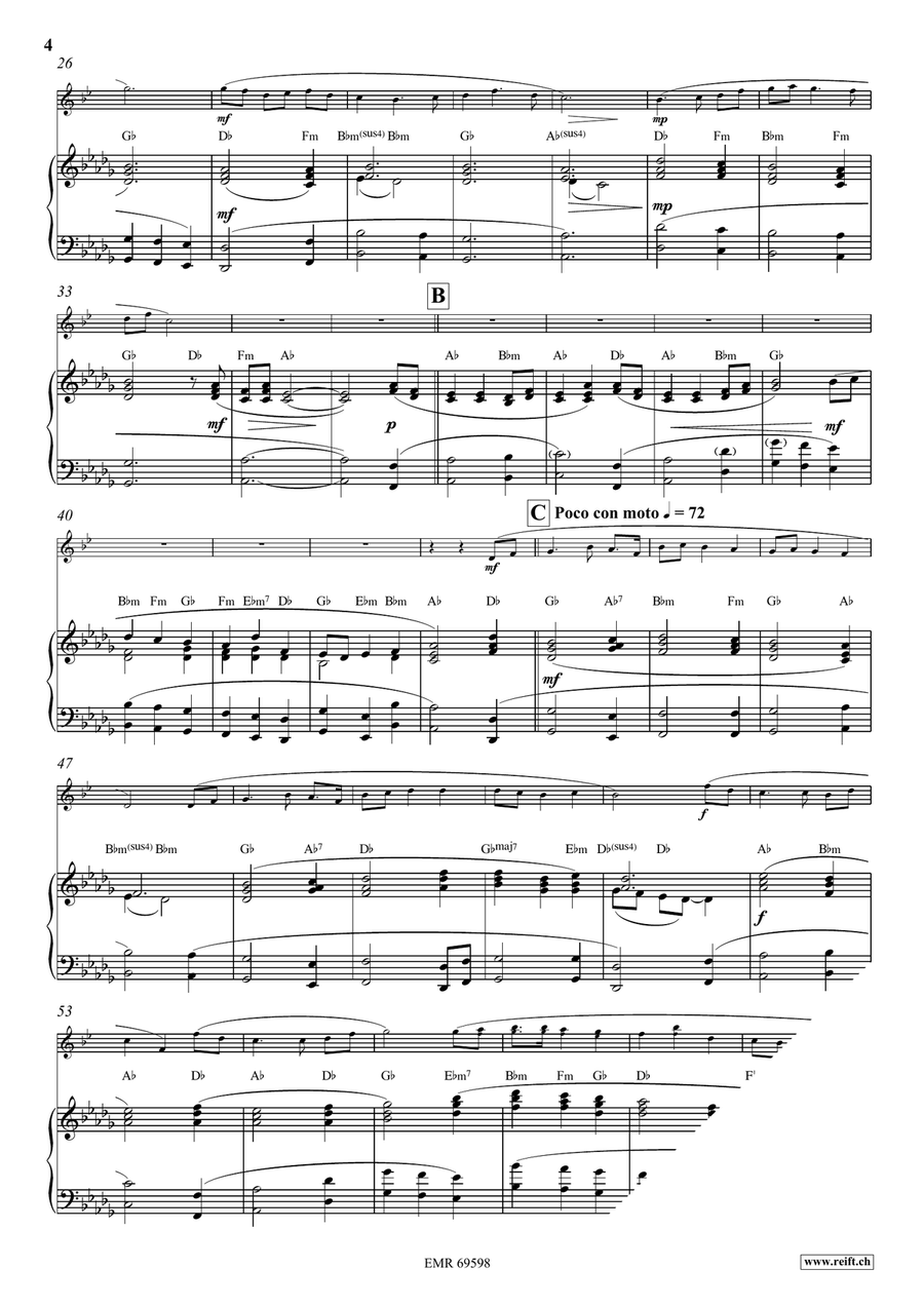 I Vow To Thee, My Country Baritone Saxophone scores gallery preview page 4