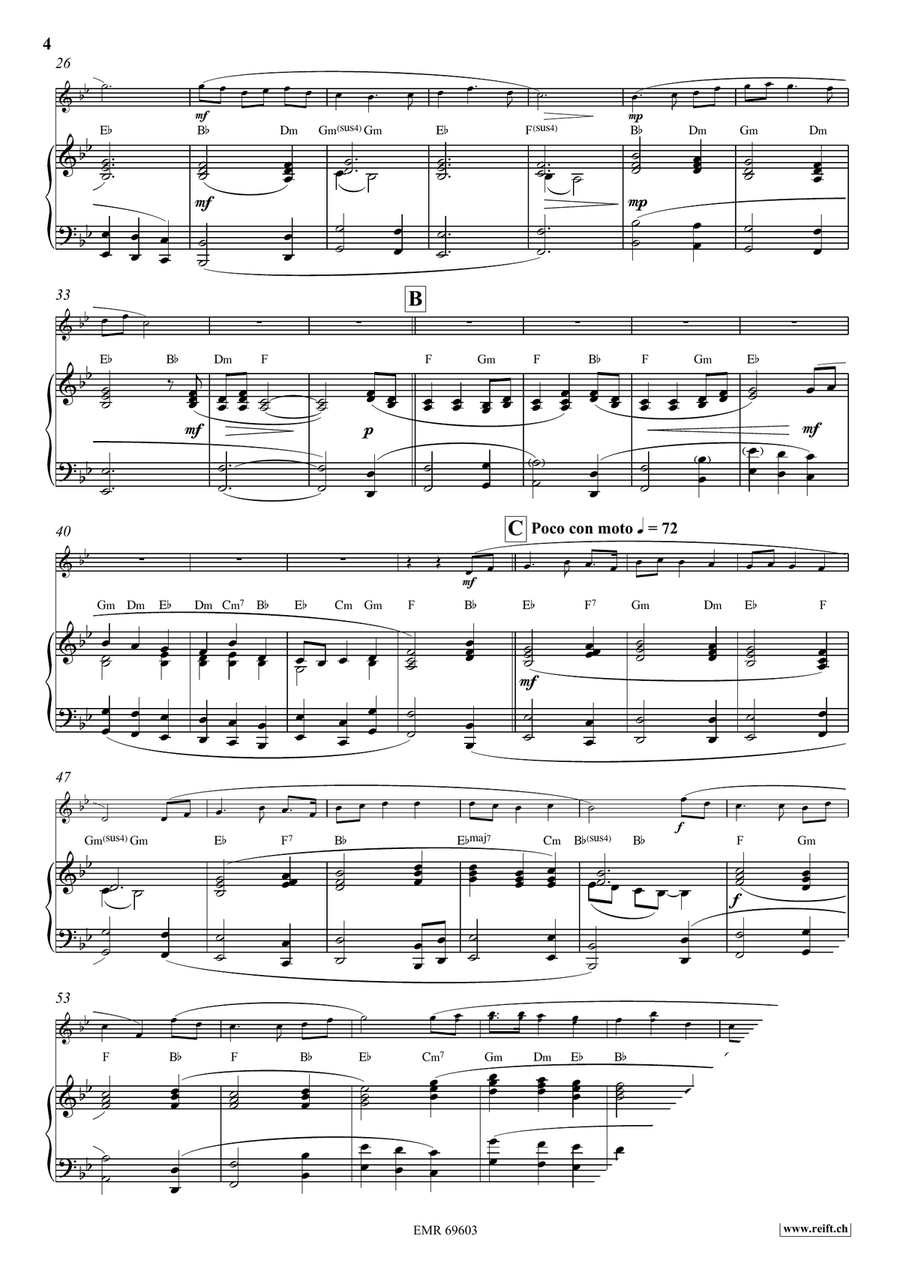 I Vow To Thee, My Country Piano Accompaniment scores gallery preview page 4