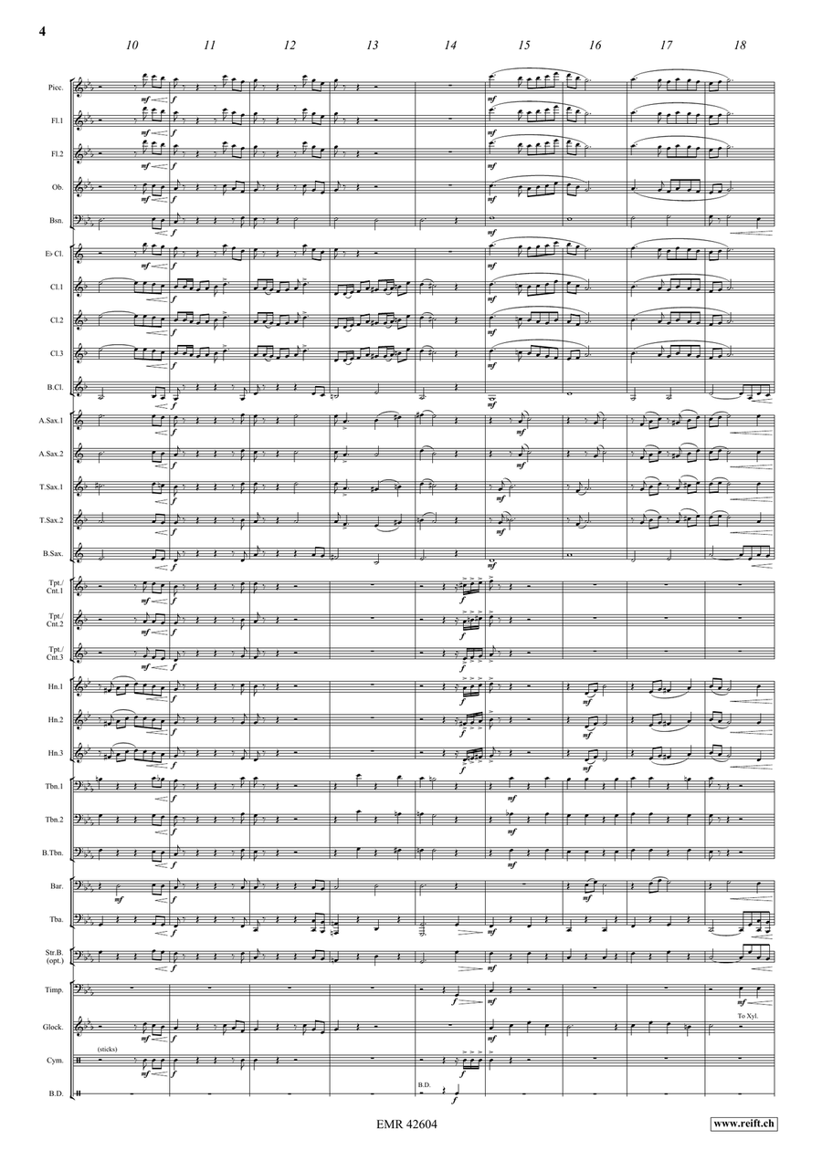 Dédicace Dédicace Concert Band scores gallery preview page 5