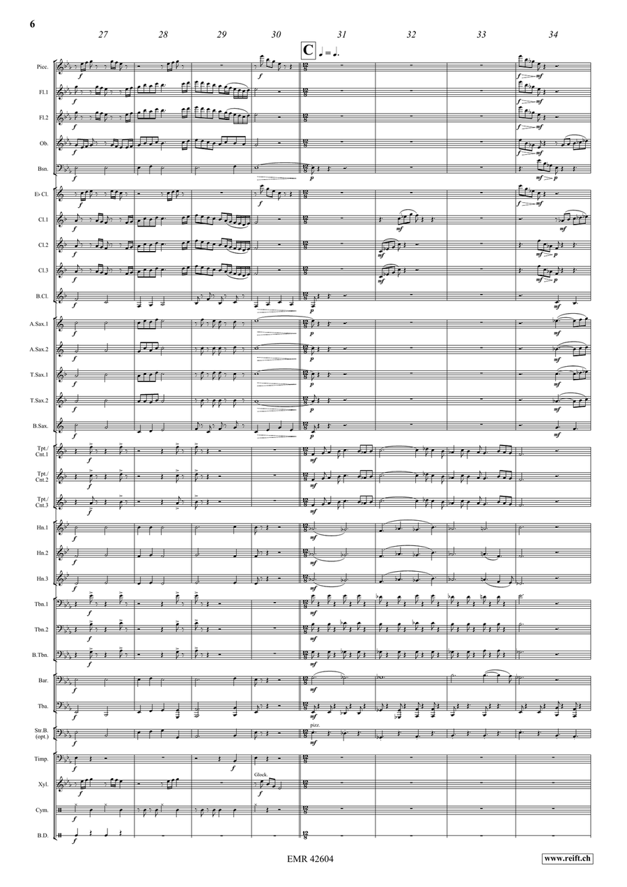 Dédicace Dédicace Concert Band scores gallery preview page 7