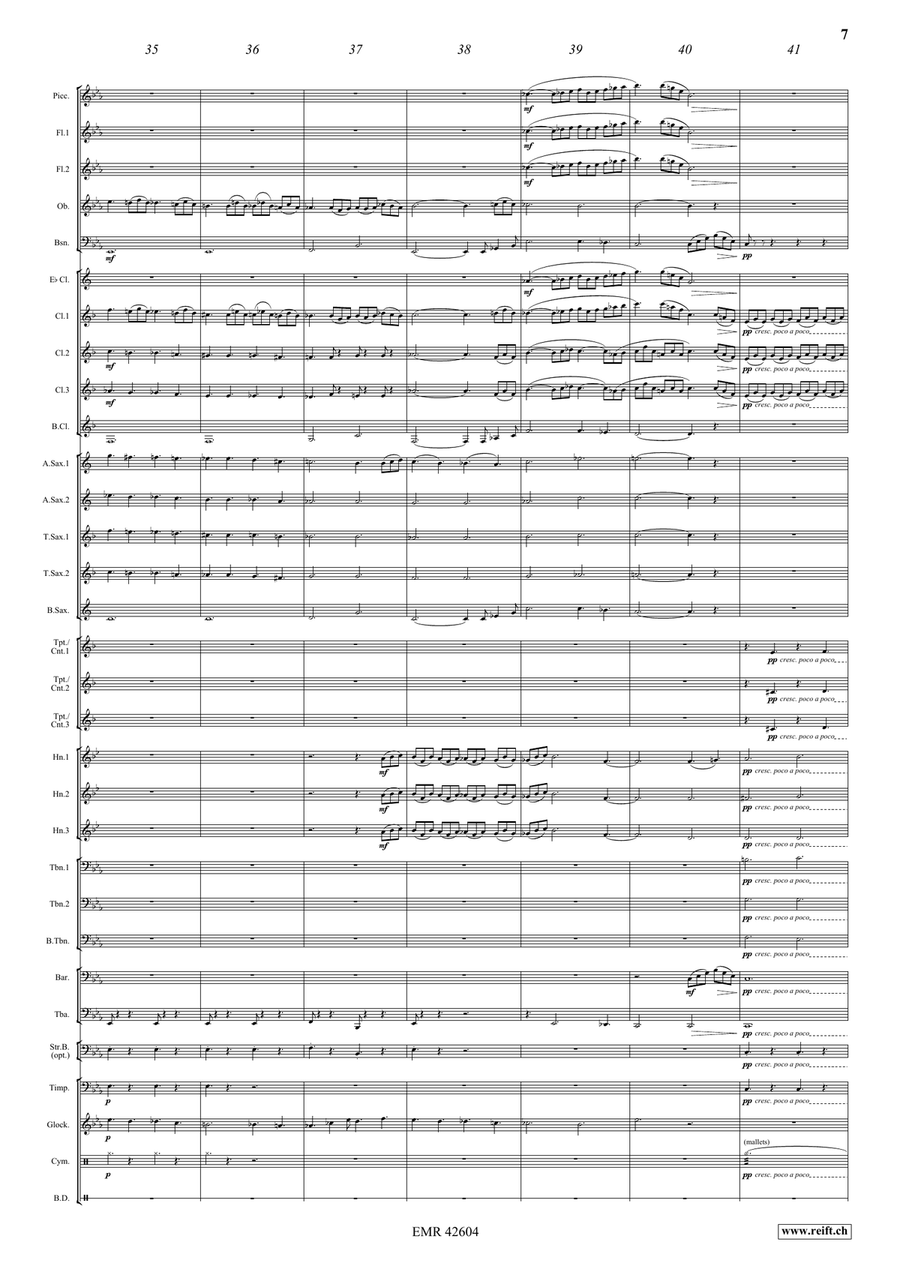 Dédicace Dédicace Concert Band scores gallery preview page 8