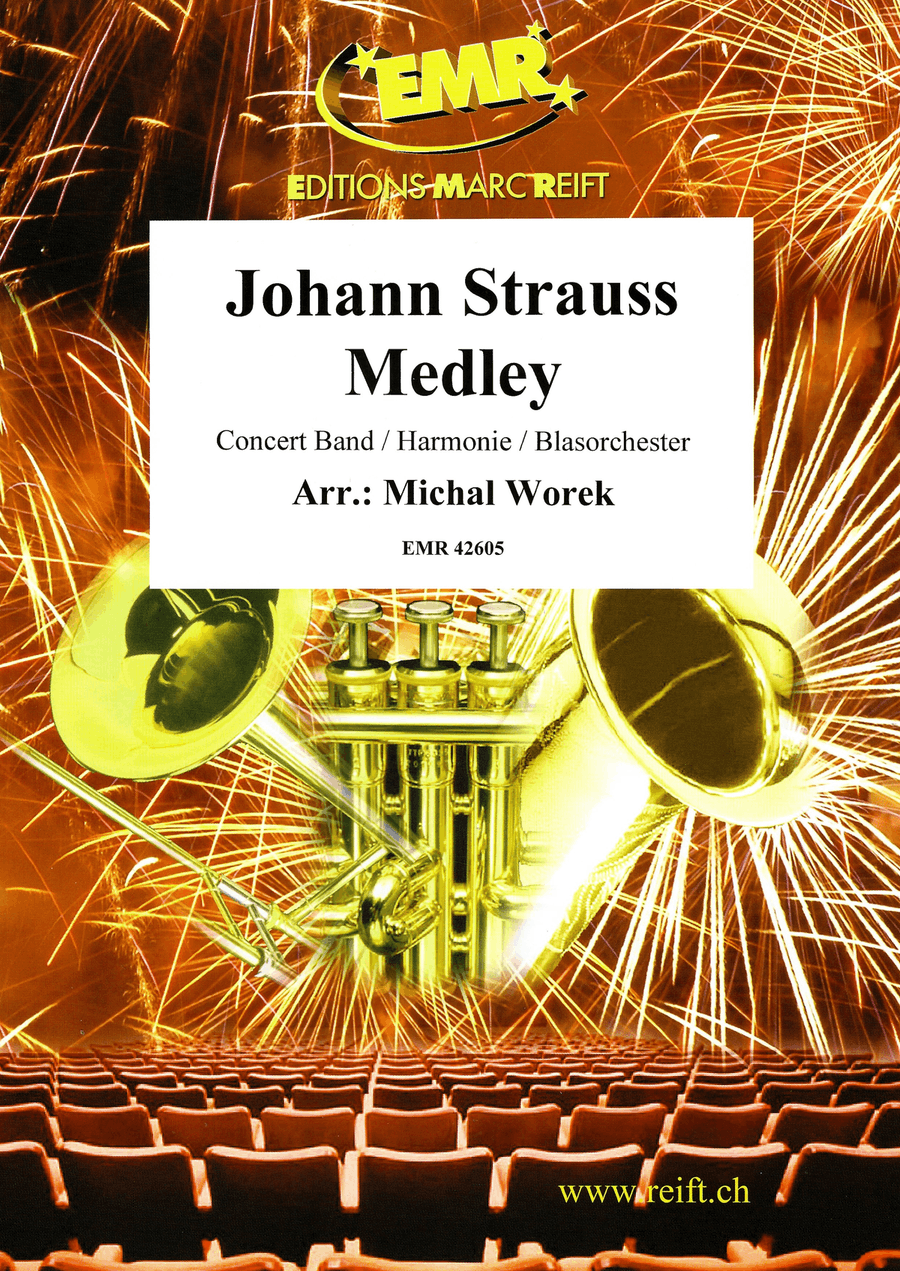 Johann Strauss Medley Johann Strauss Medley Concert Band scores gallery preview page 1