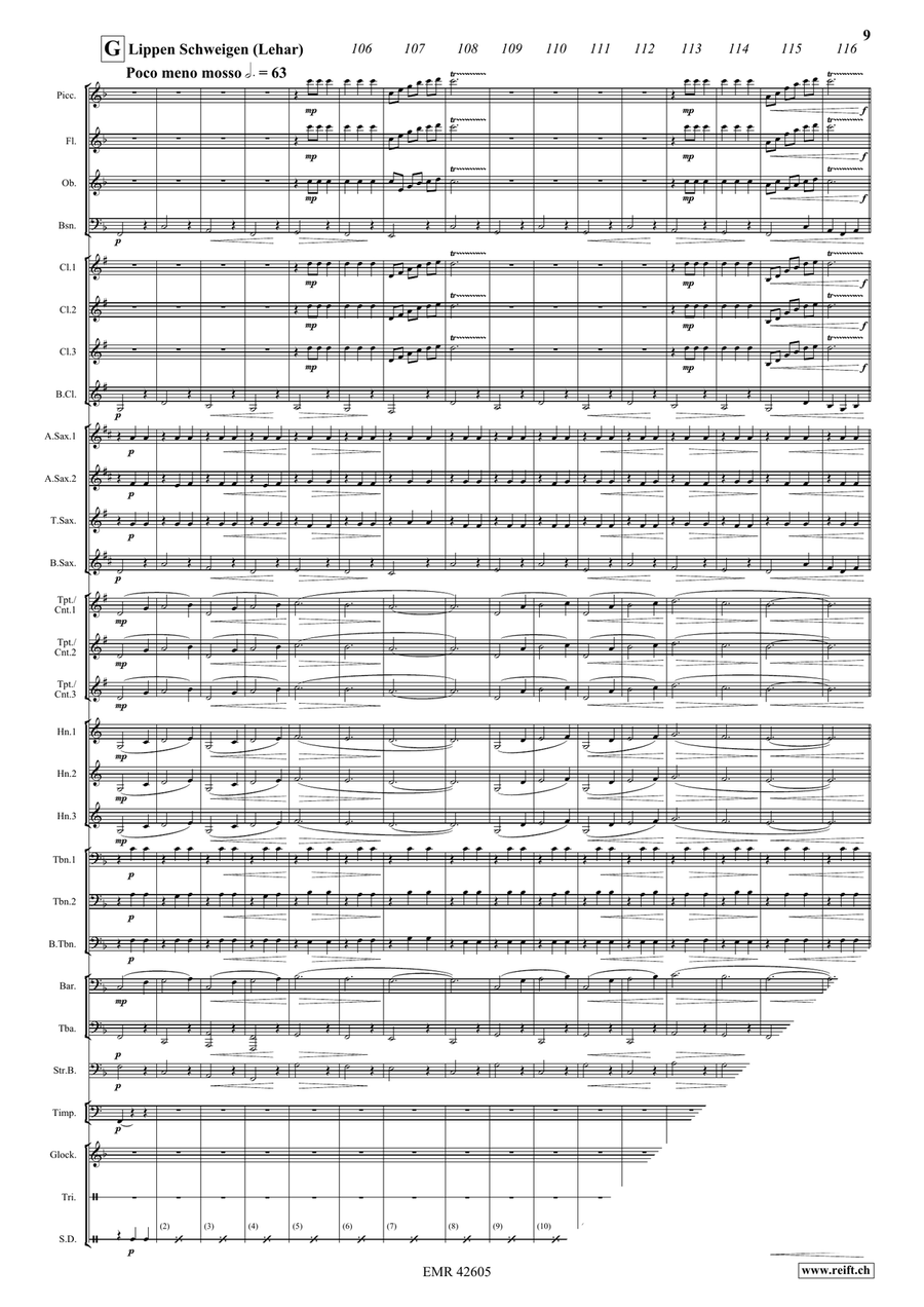 Johann Strauss Medley Johann Strauss Medley Concert Band scores gallery preview page 8