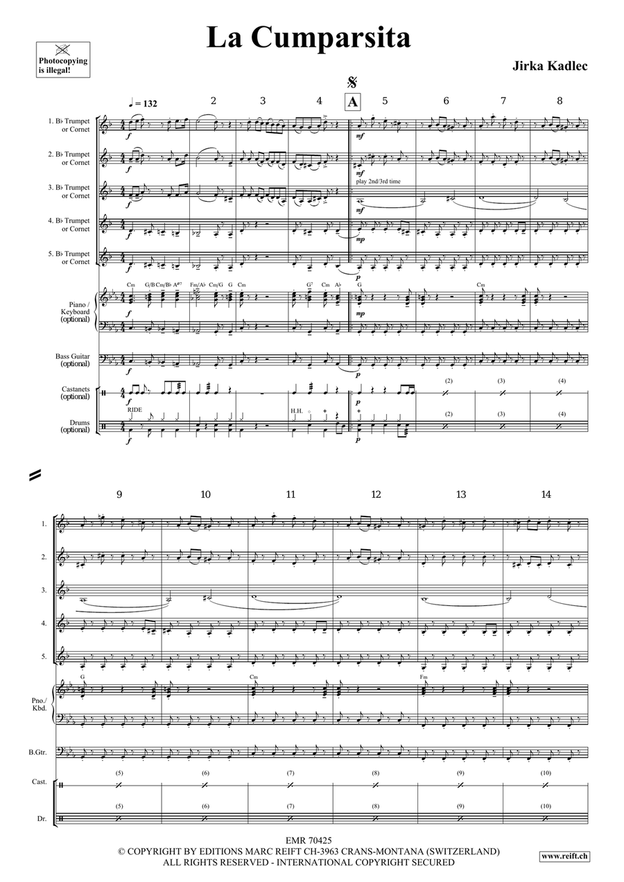 La Cumparsita La Cumparsita Cornet scores gallery preview page 4
