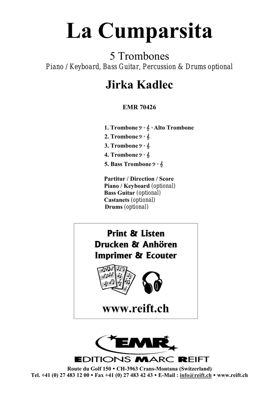 La Cumparsita La Cumparsita Trombone scores gallery preview page 2