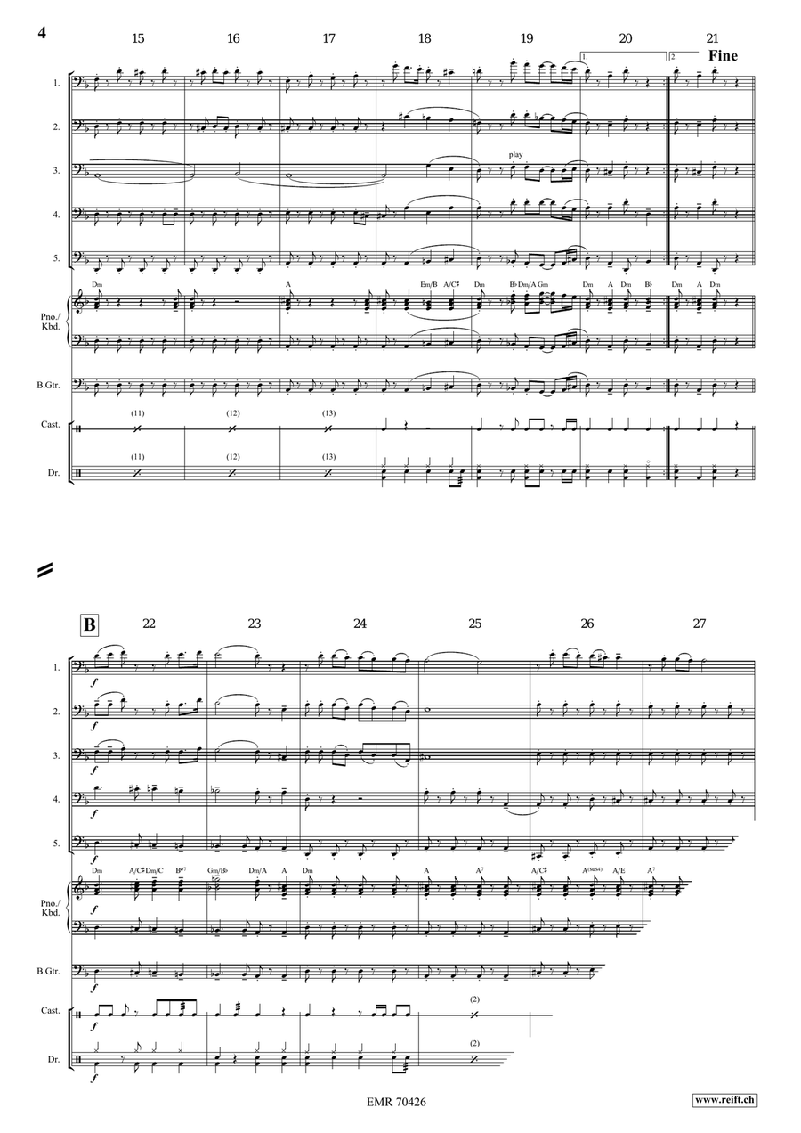 La Cumparsita La Cumparsita Trombone scores gallery preview page 5