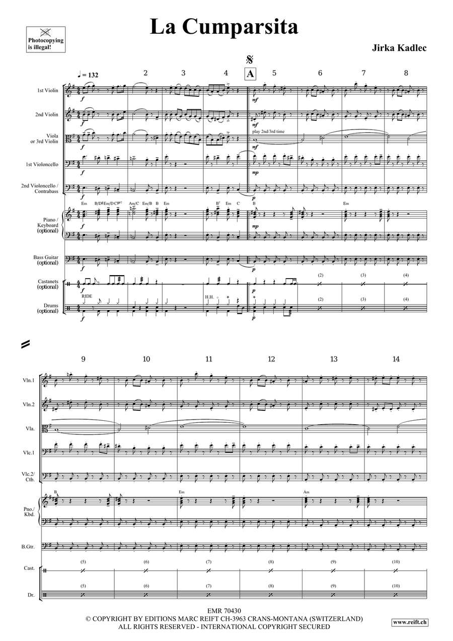 La Cumparsita La Cumparsita String Orchestra scores gallery preview page 4