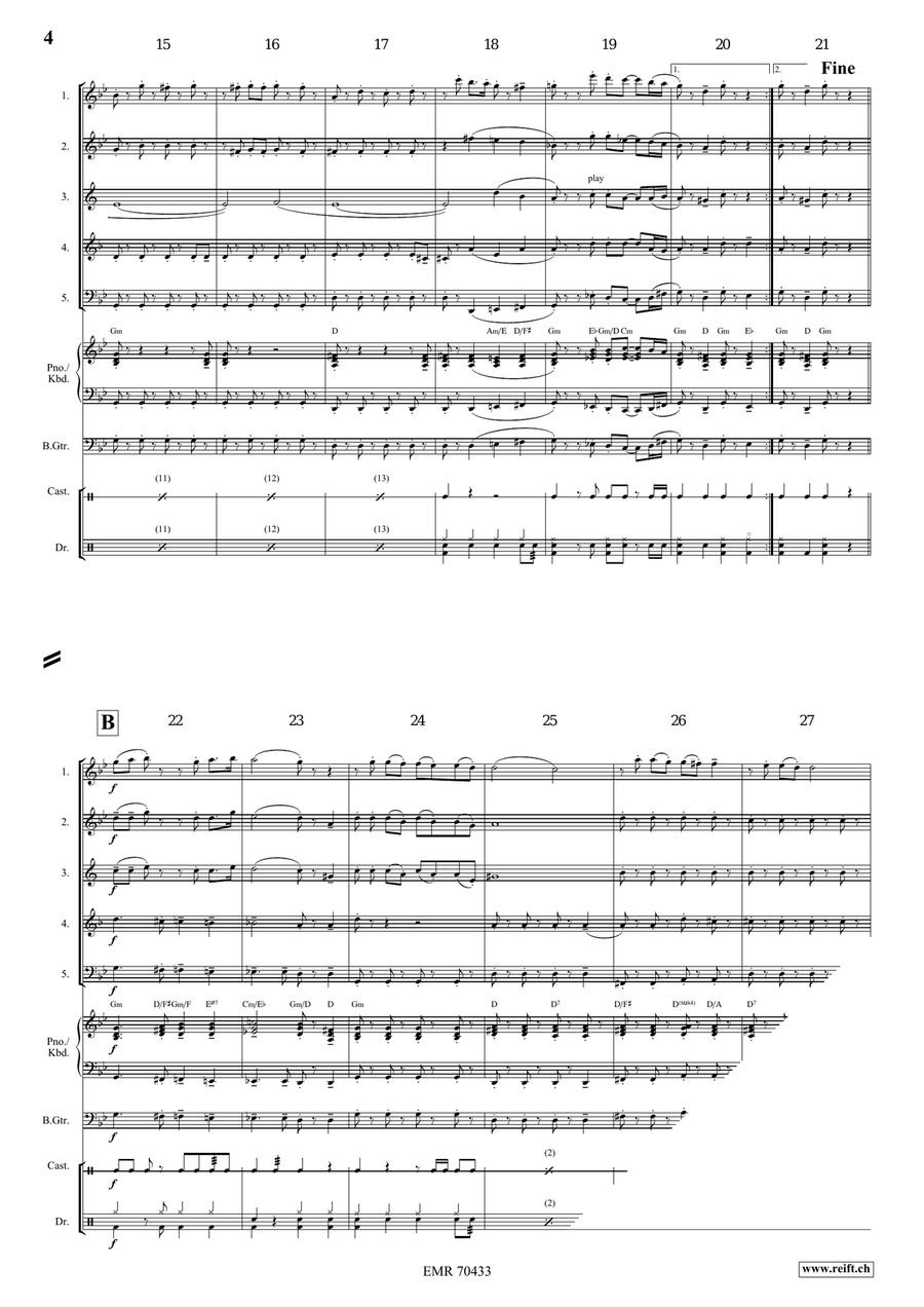La Cumparsita La Cumparsita Woodwind Quintet scores gallery preview page 5
