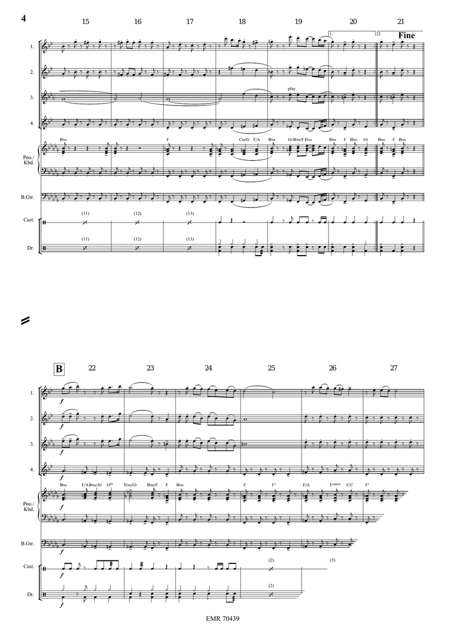 La Cumparsita La Cumparsita Saxophone Quartet scores gallery preview page 5