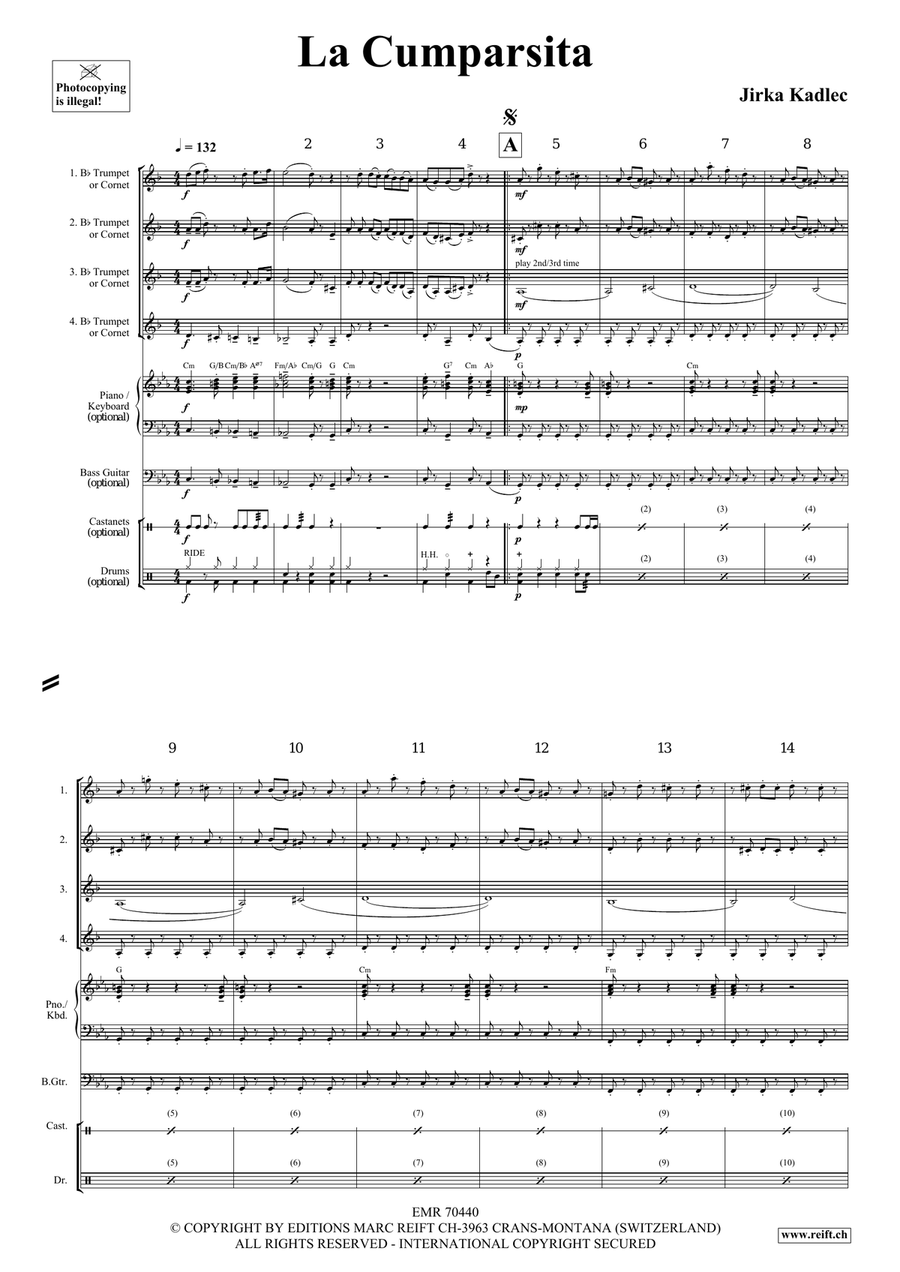 La Cumparsita La Cumparsita Cornet scores gallery preview page 4