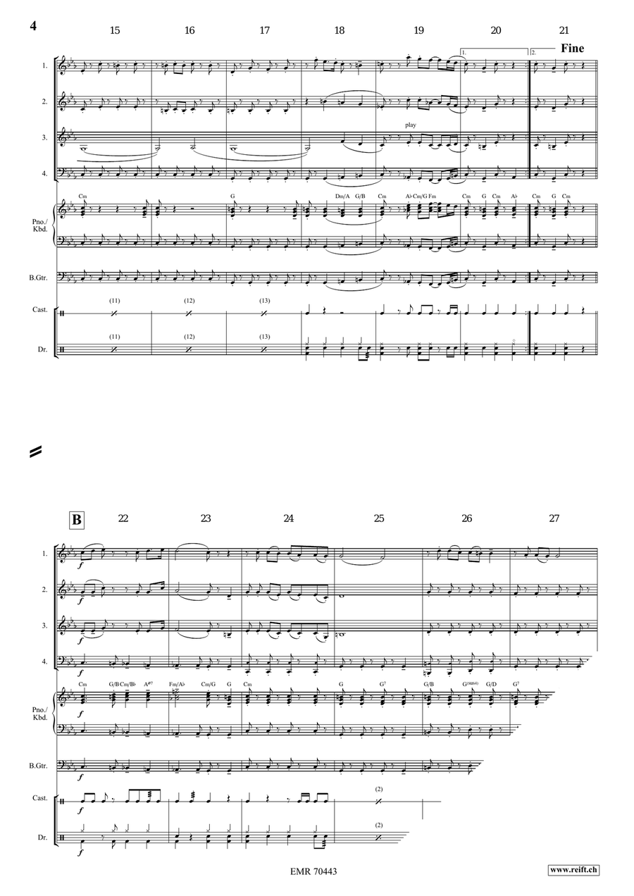 La Cumparsita La Cumparsita Brass Quartet scores gallery preview page 5