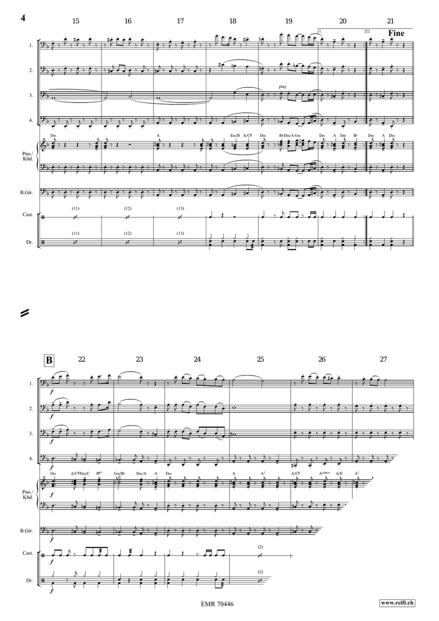 La Cumparsita La Cumparsita Bassoon Quartet scores gallery preview page 5