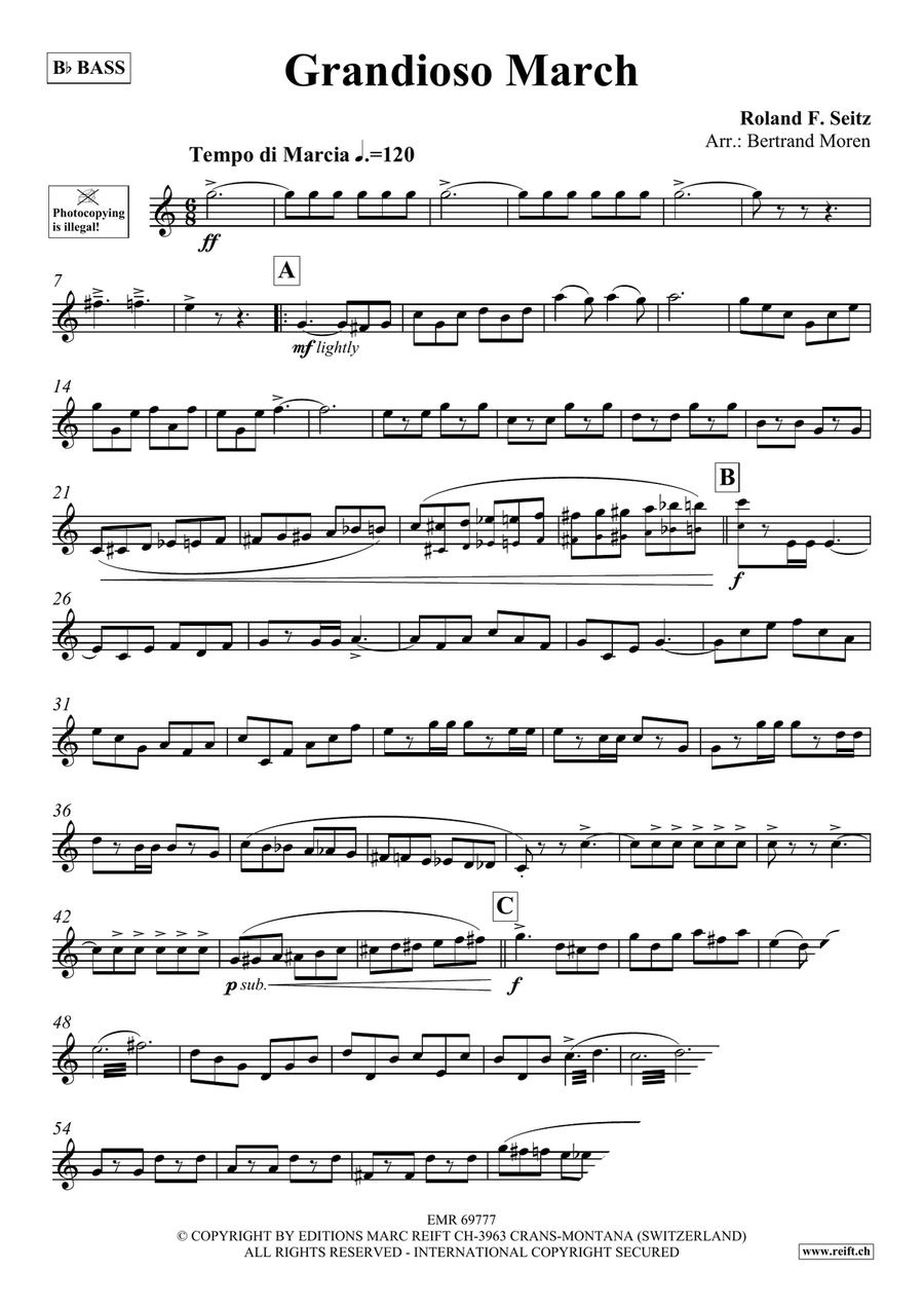 Grandioso March Grandioso March Voice Solo scores gallery preview page 3