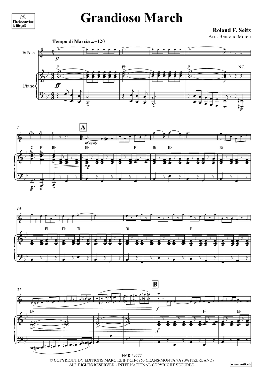 Grandioso March Grandioso March Voice Solo scores gallery preview page 4