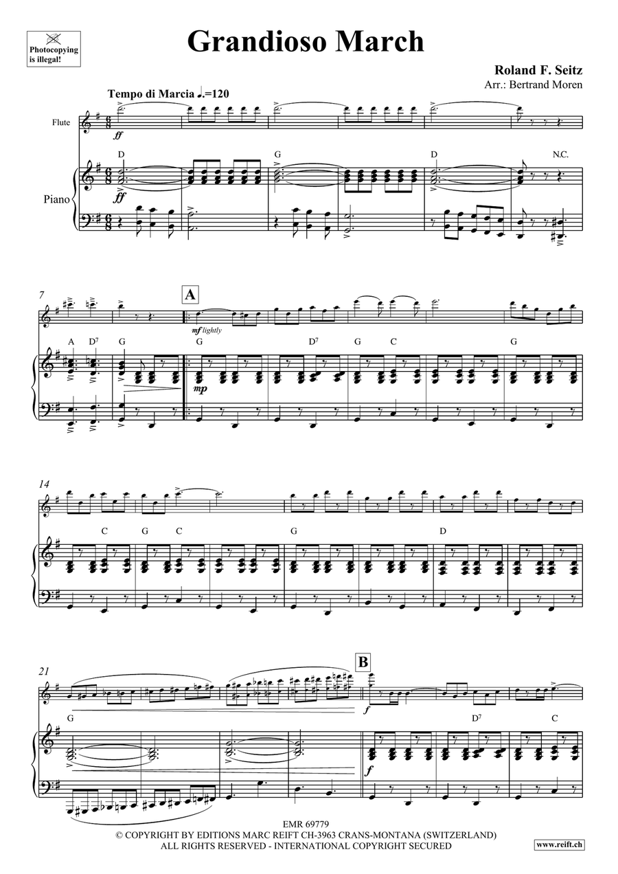 Grandioso March Grandioso March Flute Solo scores gallery preview page 4