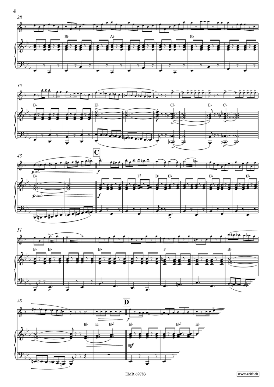 Grandioso March Clarinet Solo scores gallery preview page 5