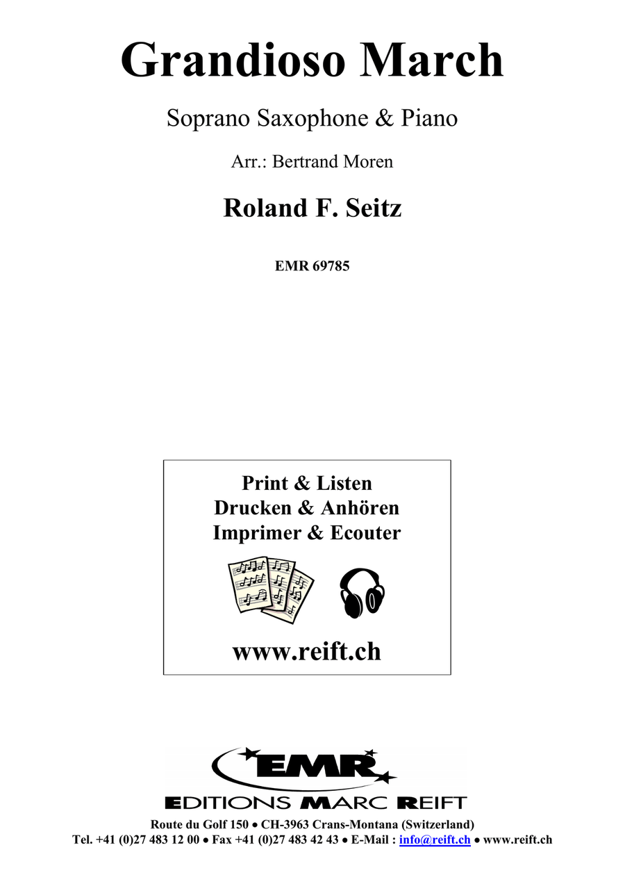 Grandioso March Grandioso March Soprano Saxophone scores gallery preview page 2