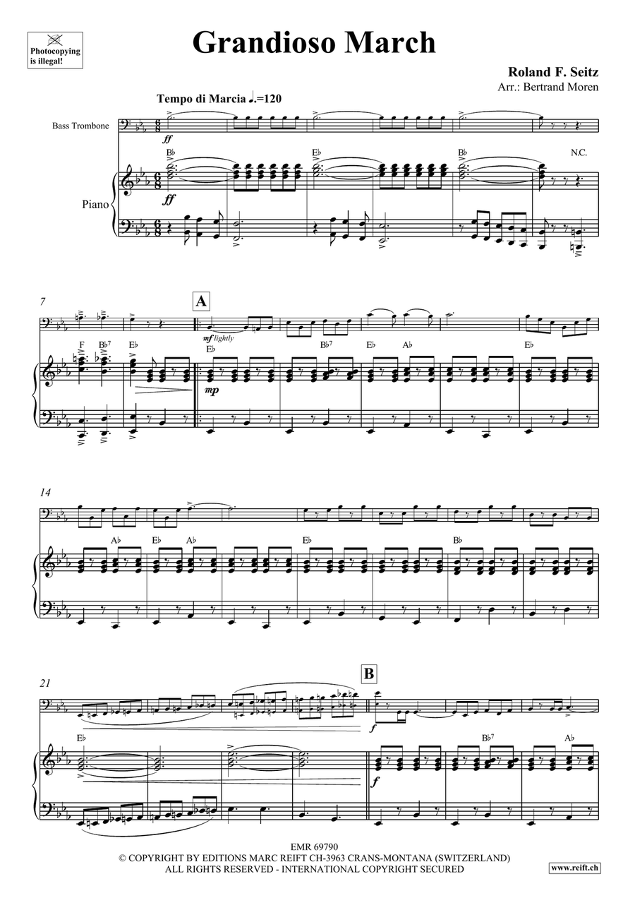 Grandioso March Grandioso March Bass Trombone scores gallery preview page 4
