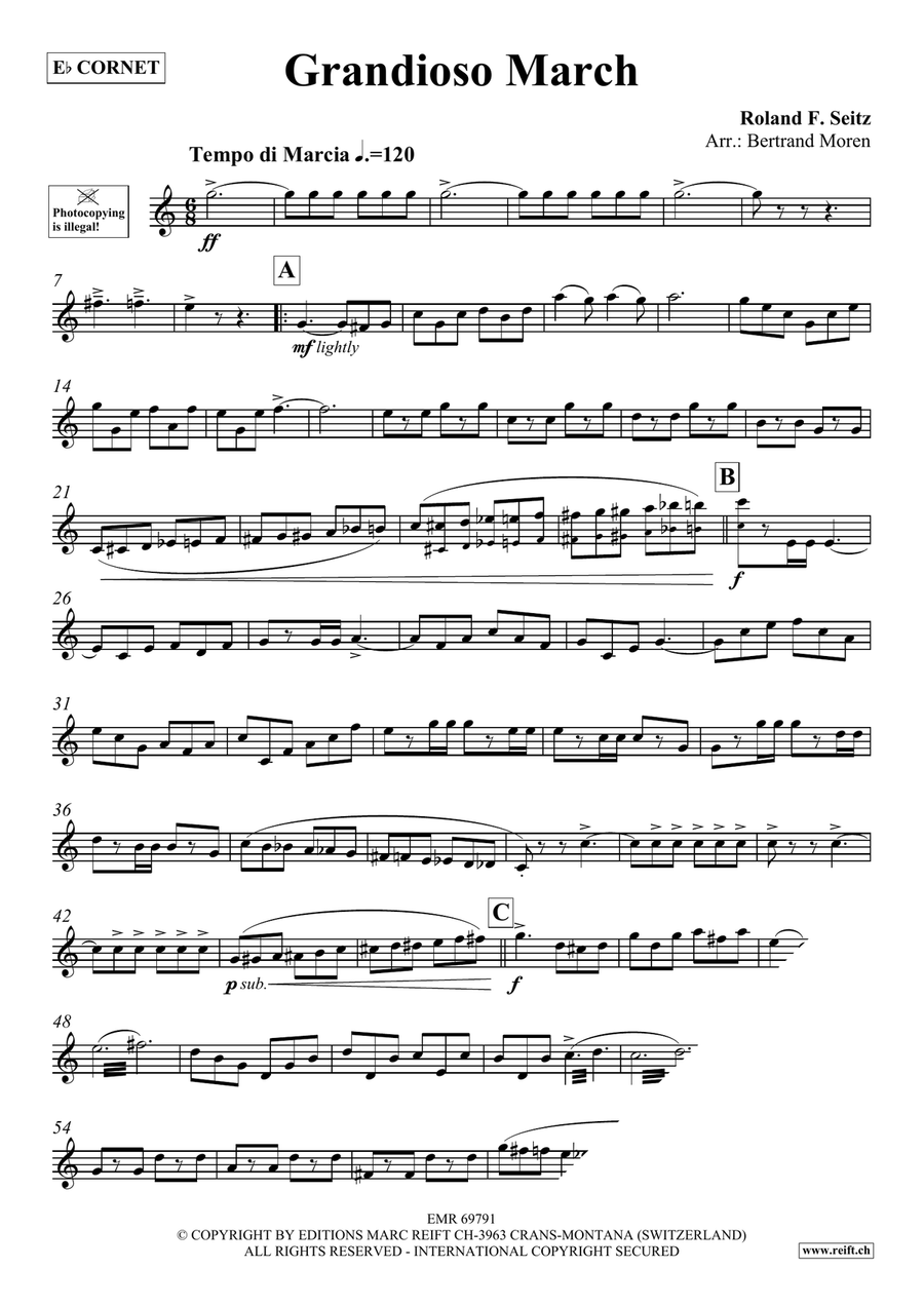 Grandioso March Grandioso March Cornet scores gallery preview page 3