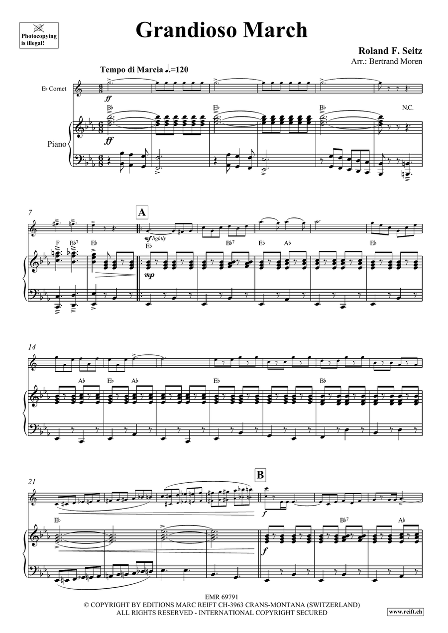 Grandioso March Grandioso March Cornet scores gallery preview page 4