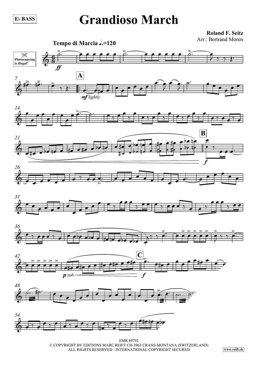 Grandioso March Grandioso March Voice Solo scores gallery preview page 3