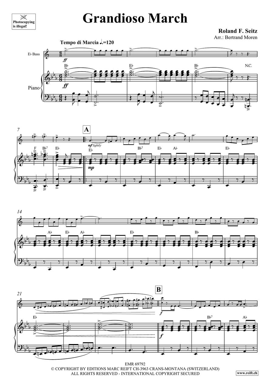 Grandioso March Grandioso March Voice Solo scores gallery preview page 4
