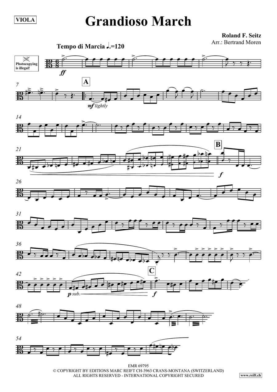 Grandioso March Grandioso March Piano Accompaniment scores gallery preview page 3